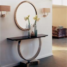 
                    
                        This beautiful console table not only looks fantastic, but takes up very little space.   It's a perfect way to add a wow factor in a small area.
                    
                