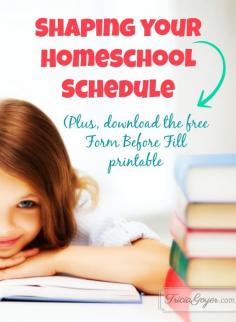
                    
                        I’ve been a homeschooling mom for almost twenty years, and for so many of those years I filled our lives with too much. Thankfully there was a moment when I stepped back, took a good look, firmed up what I wanted to achieve in our homeschool, and then filled our schedule from there. Want to know where I got that idea? Genesis 1.
                    
                