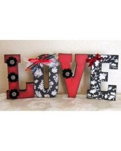 Mod Podge some designer paper over wooden letters. This would be so easy and cheap to make. Hobby Lobby sells the letters for like $2 a piece... Do one for each holiday! #Recipes