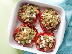 quinoa and veggie stuffed peppers