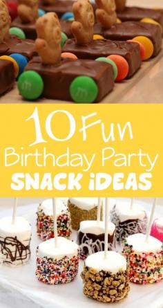 
                    
                        10 Fun Unique Birthday Party Snack Ideas
                    
                