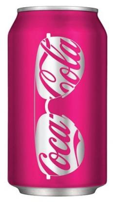 my three favorite things: pink, sunglasses, and Coca Cola