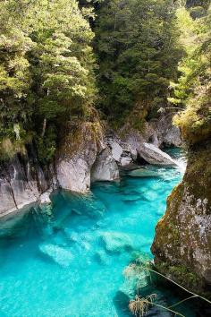 The Blue Pools, Queenstown, New Zealand I want to go to New Zealand so bad, It is my dream destination.. #dream #paradise #newzealand