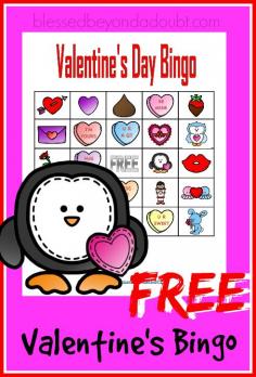 
                    
                        FREE Valentine's Bingo! FUN for all ages! Super cute!
                    
                