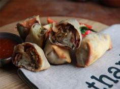 
                    
                        Baked Eggrolls: spicy, easy, freezable and the perfect grab-and-go lunch.
                    
                