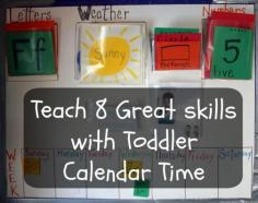 
                    
                        Toddler calendar time - an easy way to daily reinforce what they are learning with you!
                    
                