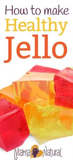 
                    
                        Conventional Jello is filled with artificial ingredients. Here's an easy recipe to turn this junk food into a healthy, natural superfood that your kids will love.
                    
                