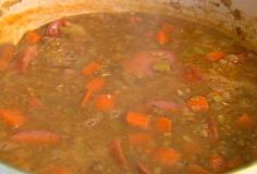 
                    
                        Lentil Sausage Soup Recipe : Ina Garten : Food Network Add more red wine and can do in crockpot on low for 11 hours
                    
                
