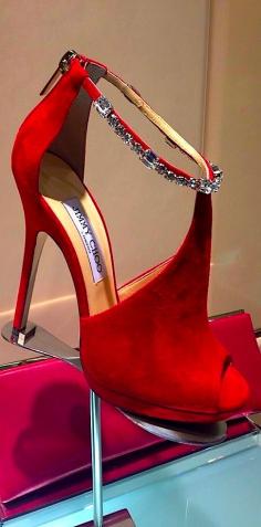 Jimmy Choo. #red #shoes