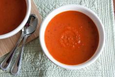 
                    
                        This Tomato Basil Soup is vegan, gluten free and ready in 20 minutes!  #21DSD #whole30
                    
                