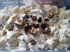 
                    
                        Makin' it Mo' Betta: 'Lightened Up' Apple/Snicker Bar Salad
                    
                