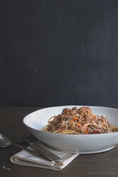 
                    
                        Bolognese Sauce - pure and authentic comfort food with a light twist | @Taste Love & Nourish
                    
                