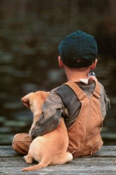 Every little boy should have a dog for best friend