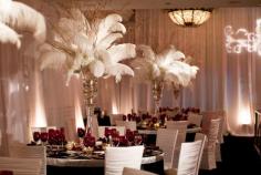 1920s wedding center pieces | We absolutely love the 1920s wedding theme! Email us at reception@ ...