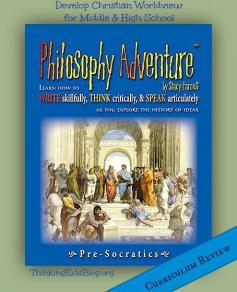 
                    
                        A history of ideas from a Christian worldview ~ Philosophy Adventure by Stacy Farrell for middle and high school students.
                    
                