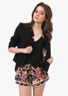 $45.99 Brunch Blazer - Black, White, Hot Pink | Necessary Clothing