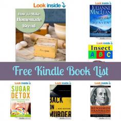 
                    
                        Free Kindle Book List: How To Make Homemade Bread, Benjamin Franklin, Sugar Detox, and More
                    
                