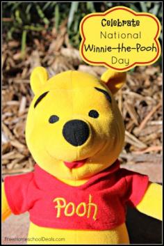 
                    
                        Celebrate National Winnie-the-Pooh Day!  “If you live to be a hundred, I want to live to be a hundred minus one day so I never have to live without you.” ― A.A. Milne, Winnie-the-Pooh
                    
                