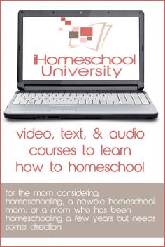 
                    
                        iHomeschool University membership course • video, text, and audio courses to learn how to homeschool
                    
                