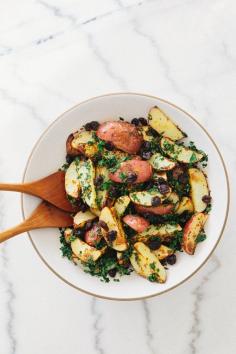 
                    
                        Simple Potato Kale Salad via A House in the Hills
                    
                