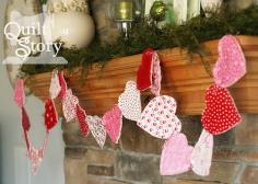 
                    
                        Quilty Valentine garland
                    
                