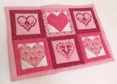 
                    
                        Valentine sampler placemat
                    
                