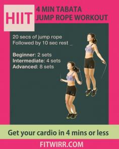 
                    
                        HIIT Jumping rope workout
                    
                