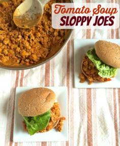 
                    
                        Tomato soup makes for quick and delicious Sloppy Joes via Teaspoonofspice.com
                    
                