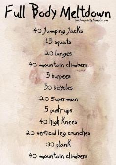 Full Body Workout #Fitness #Workout