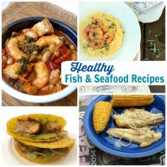 
                    
                        Favorite Healthy Fish & Seafood Recipes for seafood lovers! Teaspoonofspice.com
                    
                