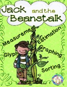 
                    
                        $  Estimation, Measurement, Sorting, Graphing:  Jack and the Beanstalk is back to help teach Math. These lessons are appropriate for PreK through Second Grade as the activities can be used with non-readers as well as readers.  UPDATED with an additional 15 pages and all for a new LOW price!
                    
                