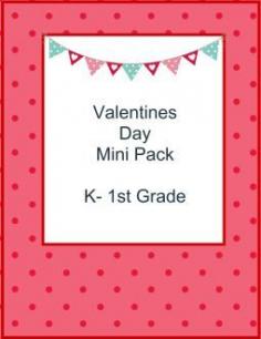 
                    
                        FREE Valentines Day mini pack for K-1st. 10 pages!
                    
                