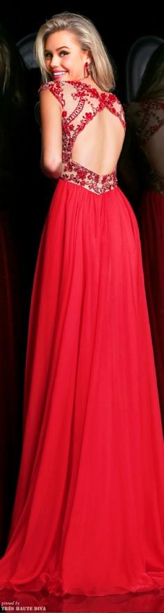 Sherri Hill. officially obsessed with red dresses