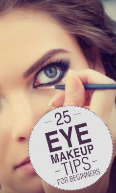 
                    
                        25 Eye Makeup Tips For Beginners #makeup
                    
                