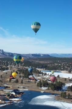 Balloons over Pagosa Springs, Colorado. Did that!