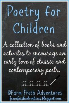 
                    
                        Poetry for Children: Collection of Books and Activities #poetry #poetryforkids
                    
                