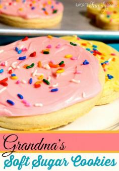 
                    
                        Grandmas Soft Sugar Cookies
                    
                