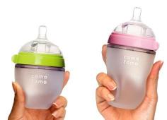 
                    
                        Really great new silicone baby bottles to help make the transition from boob to bottle a little easier.
                    
                