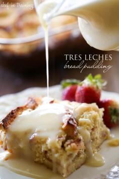 
                    
                        Several of my family members are huge Tres Leches Cake fans. What is not to love about a variety of creamy milks combining together and soaking and saturating each and every bite?! This Tres Leches Bread Pudding is a dessert or breakfast that will wow your company. It is SO simple to throw together but …
                    
                