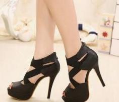 black heels