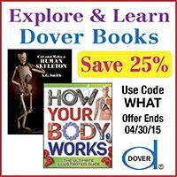 
                    
                        Our friends at Dover Publications have a wonderful discount for you! Use code WHAT for 25% off any Dover Publications​ for homeschool. And watch for a review and giveaway of these featured resources - coming up later in the month! #sponsor
                    
                