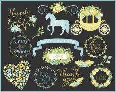 
                    
                        Wedding Words Clip Art | Wedding Carriage Graphics | Spring Flower Clip Art | Horse and Carriage | Ribbon Clip Art | Digital Overlays  Happily www.etsy.com/...
                    
                