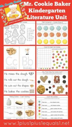 
                    
                        Kindergarten Literature Unit Printables ~ Mr. Cookie Baker {free}
                    
                