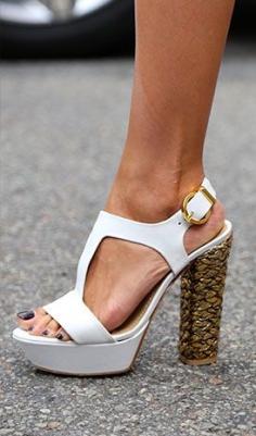 Spotted these killer heels street-style at NYFW.