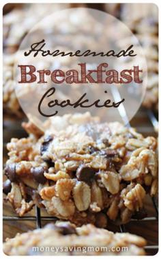 
                    
                        These Homemade Breakfast Cookies are amazing! They are delicious, healthy, and filling. You must try them!
                    
                