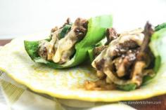 
                    
                        Steak and Cheese Stuffed Peppers for under 250 calories, low carb,  gluten free, Weight Watchers
                    
                