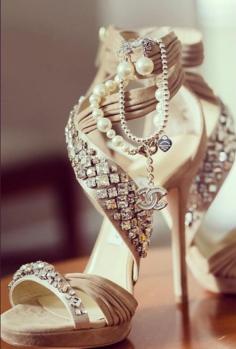 Image via We Heart It https://weheartit.com/entry/142732837 #accessories #beige #chanel #fashion #highheels #JimmyChoo #luxury #style