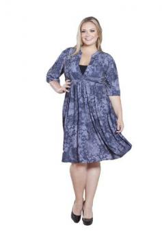 Sealed With A Kiss Designs Plus Size Chantilly Tunic Dress (bestseller)
