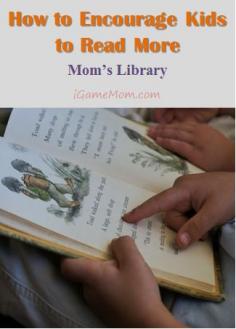 Over 50 tips and activity ideas on encouraging kids to read, plus some book recommendations. Read it to help kids enjoy reading more. #kidlit #momslibrary #parenting #reading