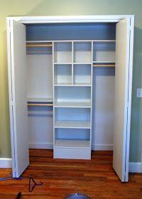 Closet organization for boy's room